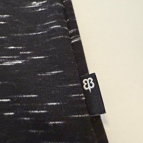 Betabrand Red Eye Travel Dress Black & White Space Dye Knit Hooded Size XS - Picture 12 of 16